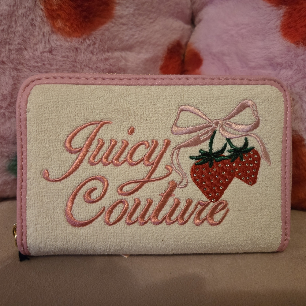 Juicy Couture Pink and Cream Wallet